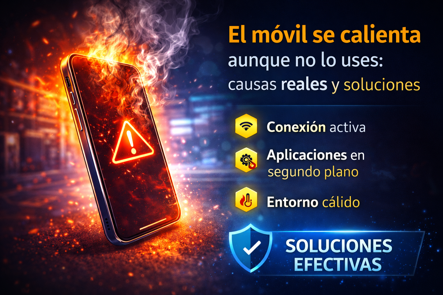 El móvil se calienta aunque no lo uses: causas reales y soluciones efectivas